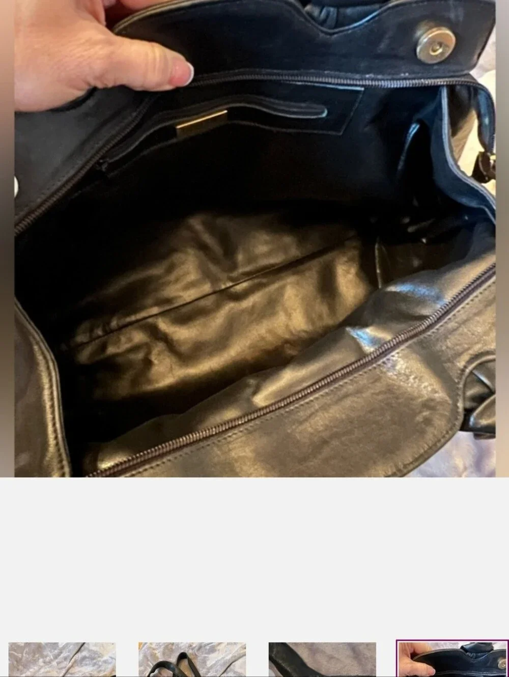 Braccialini black bag